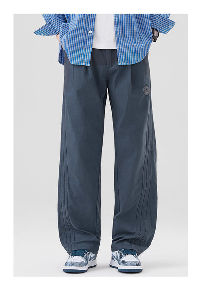 2026 Spring/Summer 170g Lightweight Japanese Cotton Straight Slacks Men's Wide-Leg Anti-Wrinkle Cargo Pants | Japanese vintage | yamalin clothes | Yamalinclothes