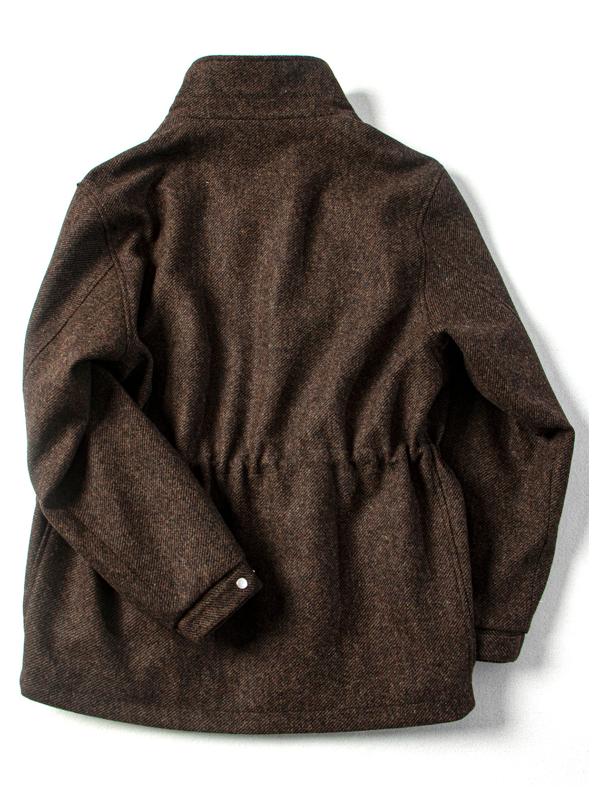 Wool Blend Safari Jacket – Drawstring Waist | Yamalinclothes