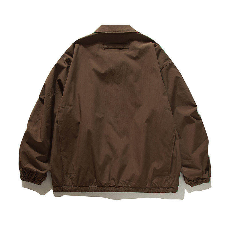 Coach Jacket – Snap Front & Drawstring Hem | Yamalinclothes
