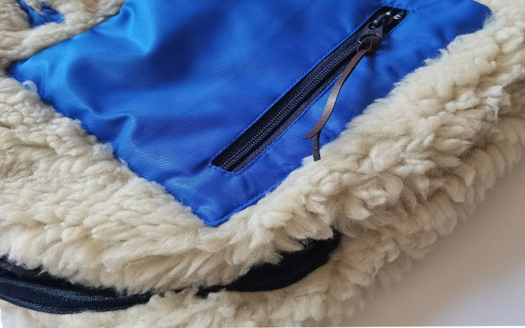 Japanese Artisan Tang Suit Fleece Jacket – Oversized Lamb Wool Lined Unisex Coat
