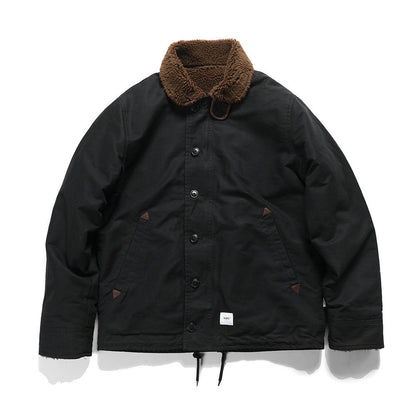 Quilted Cotton-Padded Jacket – Workwear Loose Warm Unisex