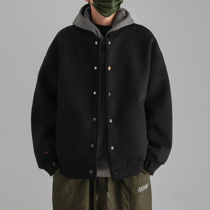 American Retro Loose-Casual Baseball Jacket – Spring/Autumn Elegant Fit (Unisex)