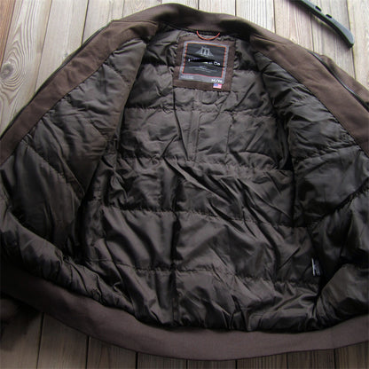 Men's Foreign Trade Original Ultra-Thick Suede Jacket - Skin-Friendly Soft Stretch Warm Cotton Coat