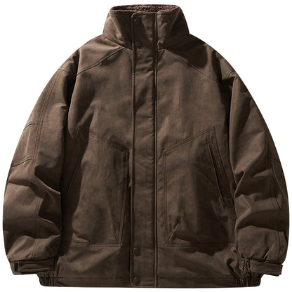 Detroit Heavyweight Lamb-Wool Workwear Jacket – Insulated Cotton Coat (Unisex)