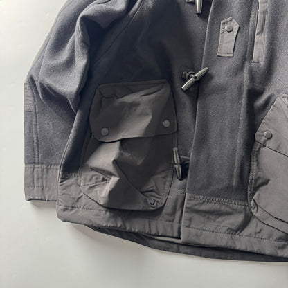 Japanese Retro Plaid Wool Hooded Coat - Thickened Warm Winter Jacket