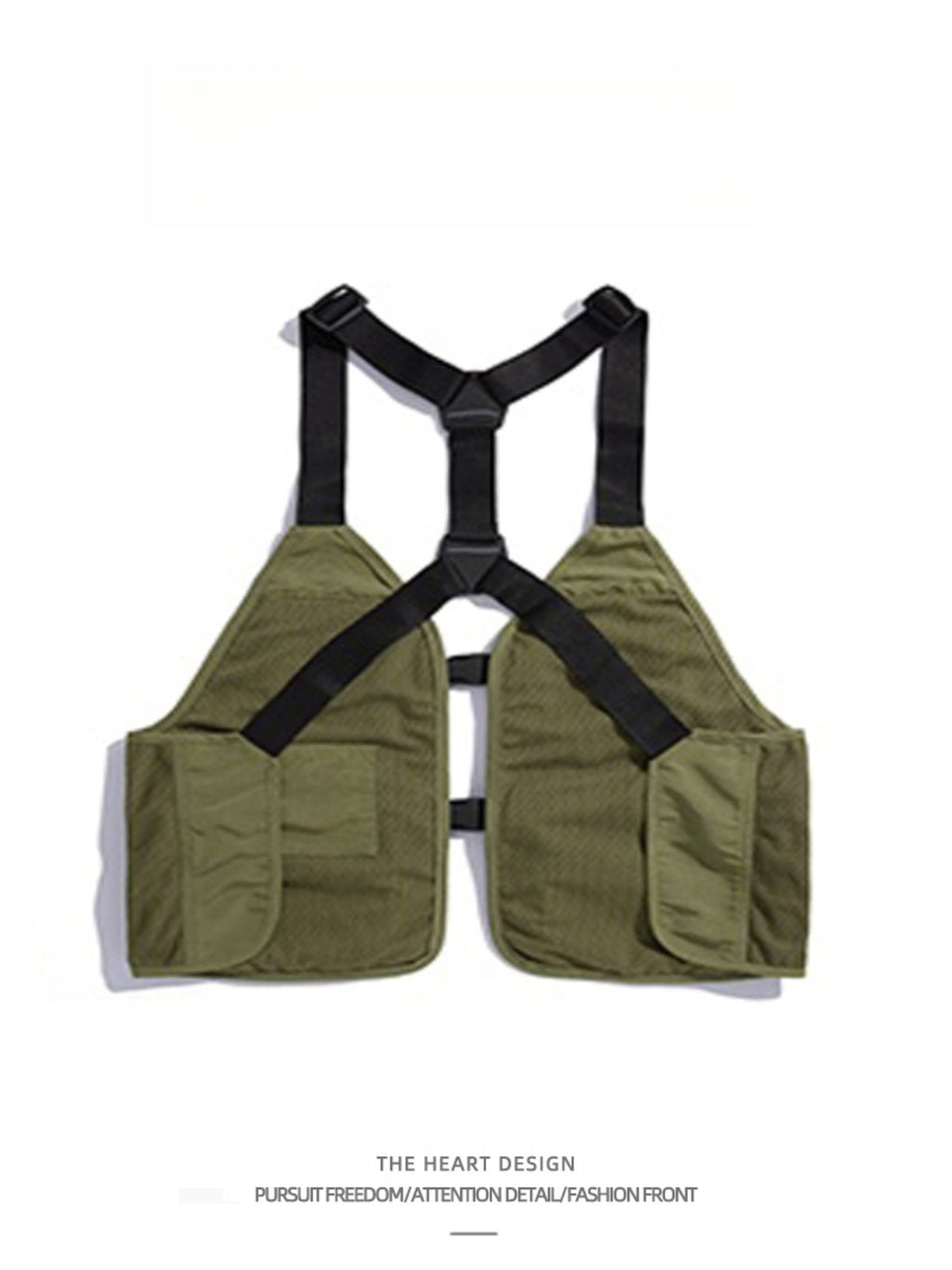 Men's Mountain-Style Outdoor Workwear Vest – High Street Casual Multi-Pocket Vest Jacket for Autumn & Winter