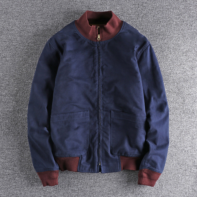 Men's Korean High-End Retro Patchwork Down Jacket - 90% Duck Down Shirt-Style Lightweight Winter Coat