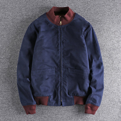 Men's Korean High-End Retro Patchwork Down Jacket - 90% Duck Down Shirt-Style Lightweight Winter Coat