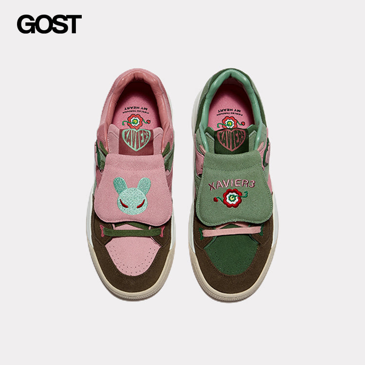 GOST&XAVIER Collaboration Casual Sneakers "Unforgettable Love"