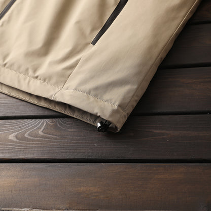 Men's Plus Size European American Style Down Jacket - Winter Windproof Thickened Hooded Cold-Resistant Coat