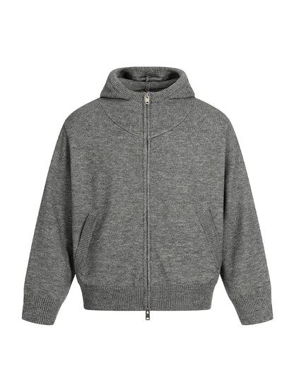 High-Weight Yarn Hooded Cardigan Sweater – JOINBOY 25AW (Unisex)