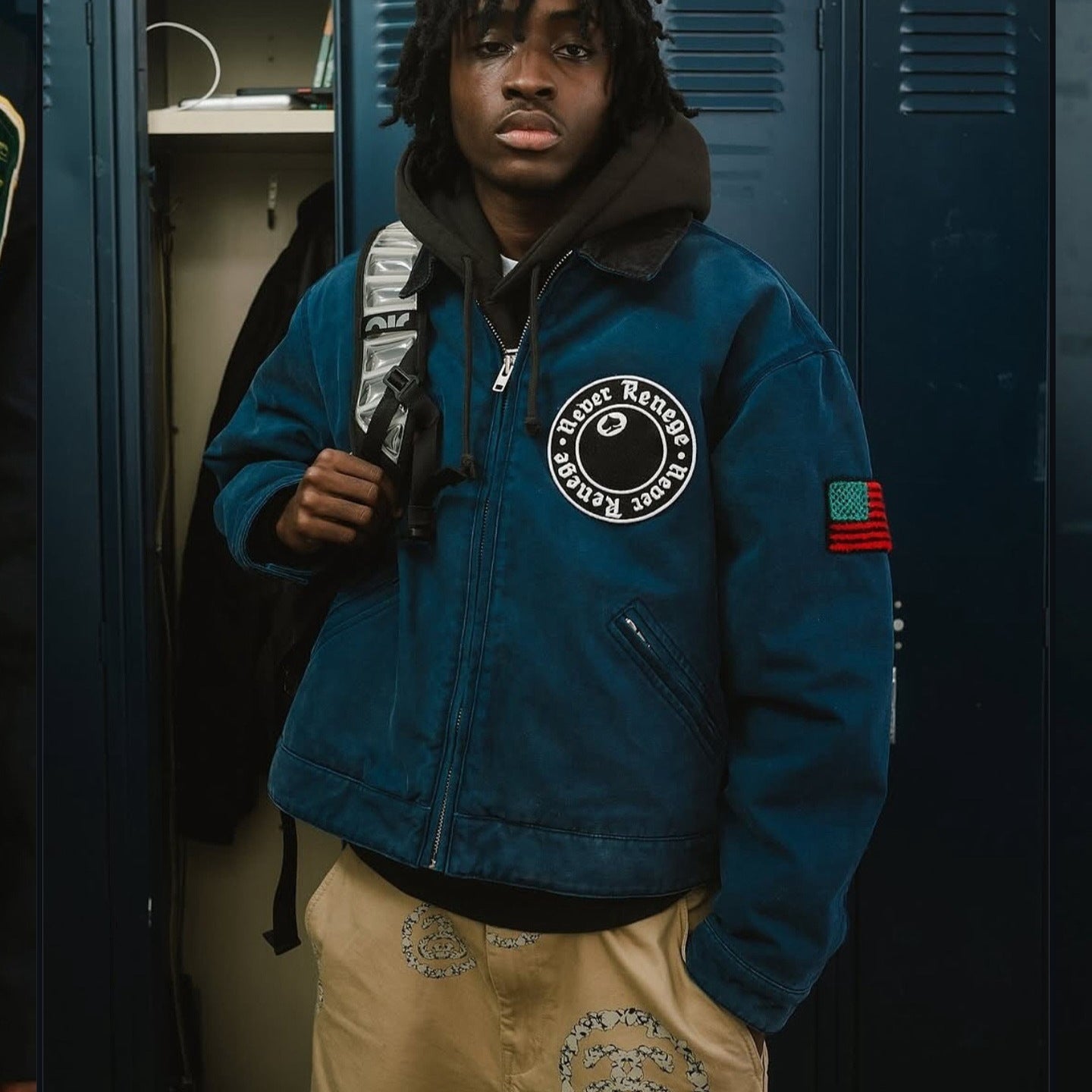 Workwear Jacket Thin Cotton Spring Autumn Couple Street Style Coat 25SS