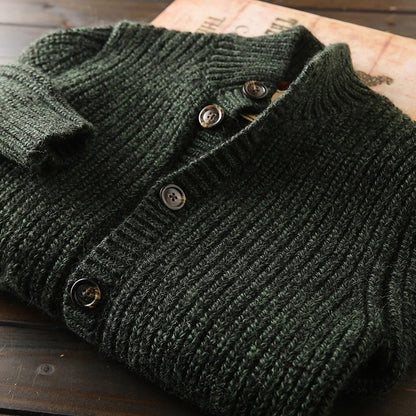 Heavy rare! Italy order men's autumn and winter thick sweater s cardigan clothescoat