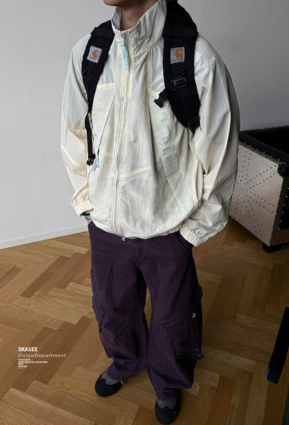 Quick-Dry Stand-Collar Outdoor Jacket – Mountain Oversized Unisex – Japanese vintage | fall outfits 2026 | fall winter outfits | classy winter outfits | lazy comfy outfits | japanese streetwear | vintage workwear | yamalin clothes | Yamalinclothes