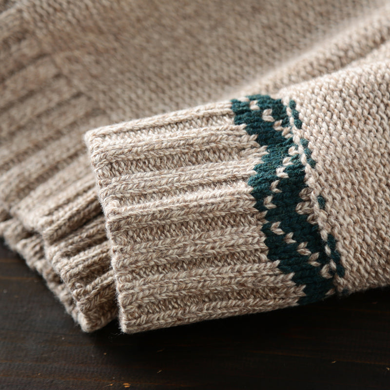 Heavy news! Small amount without supplement! Fine wool! Italian single foreign trade men's clothing cut label tail goods thick sweater jacket