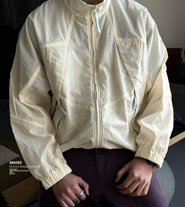 Quick-Dry Stand-Collar Outdoor Jacket – Mountain Oversized Unisex – Japanese vintage | fall outfits 2026 | fall winter outfits | classy winter outfits | lazy comfy outfits | japanese streetwear | vintage workwear | yamalin clothes | Yamalinclothes