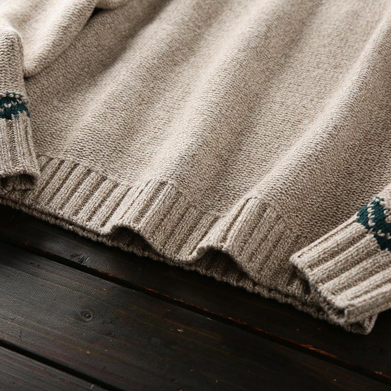 Heavy news! Small amount without supplement! Fine wool! Italian single foreign trade men's clothing cut label tail goods thick sweater jacket