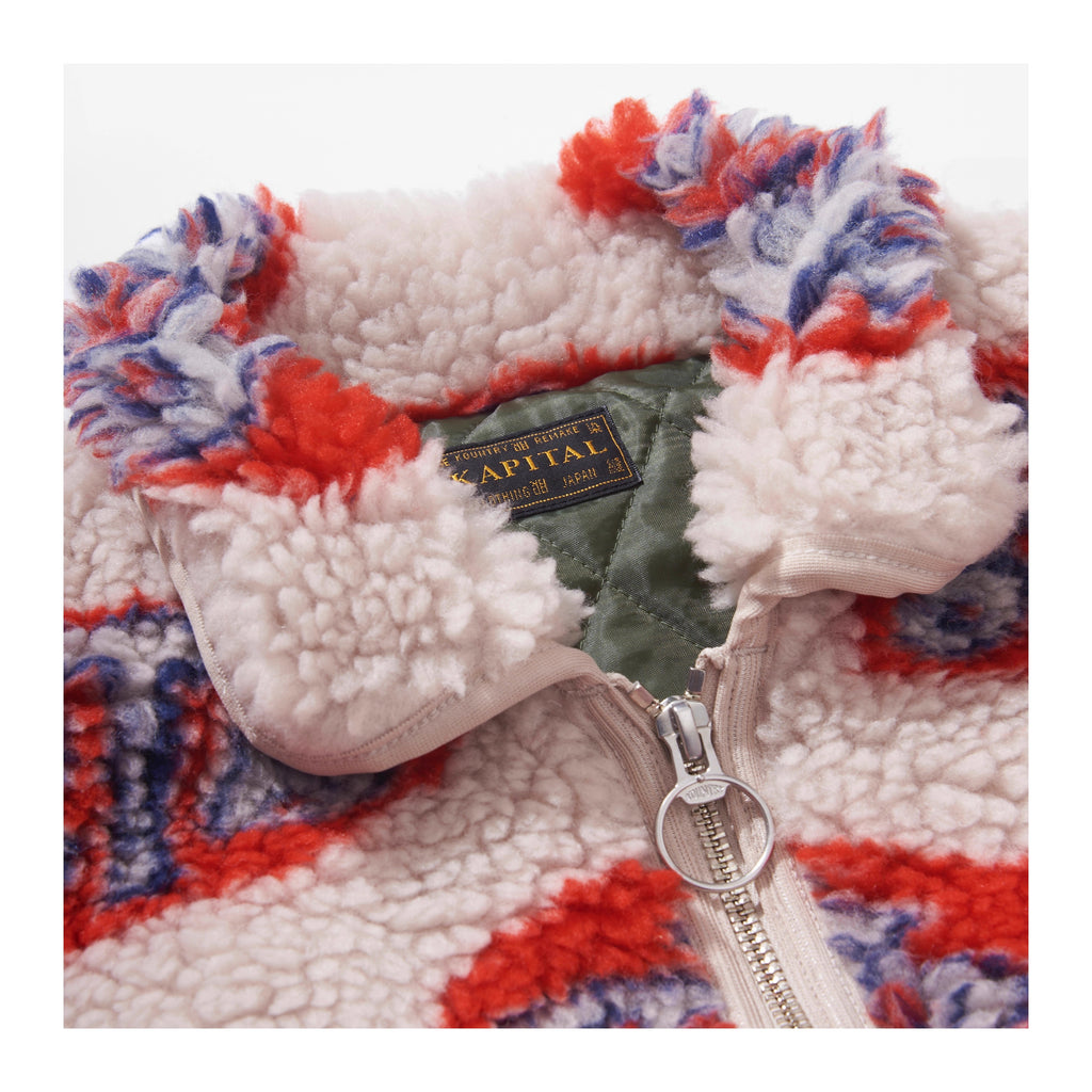 KAPITAL Lamb-Wool 8T6 Pattern Jacket – Japanese Retro Unisex