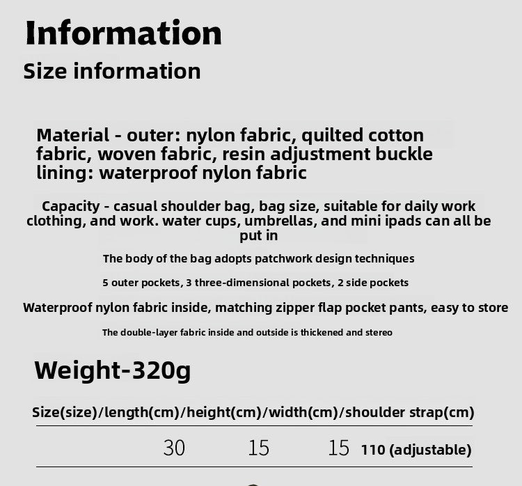 Original Design Autumn and Winter Shoulder Bag Fashion Messenger Bag Niche Lightweight Boston Bags Women