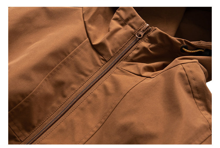 Waterproof Hooded Outdoor Workwear Jacket – Mountain Oversized Unisex