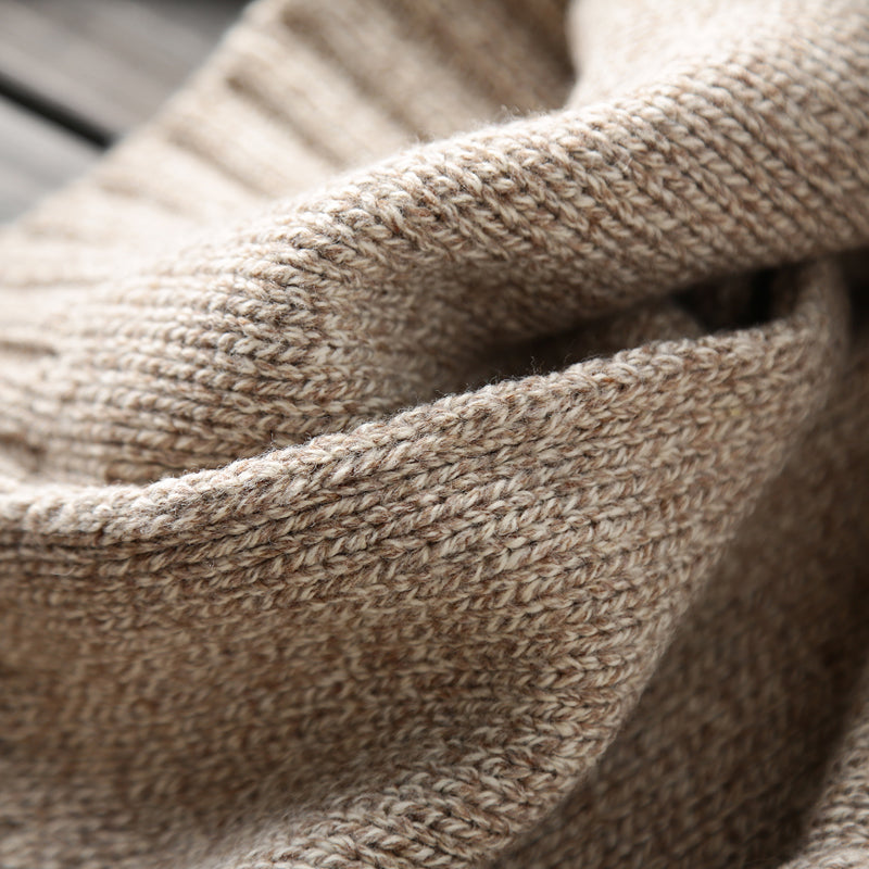 Heavy news! Small amount without supplement! Fine wool! Italian single foreign trade men's clothing cut label tail goods thick sweater jacket