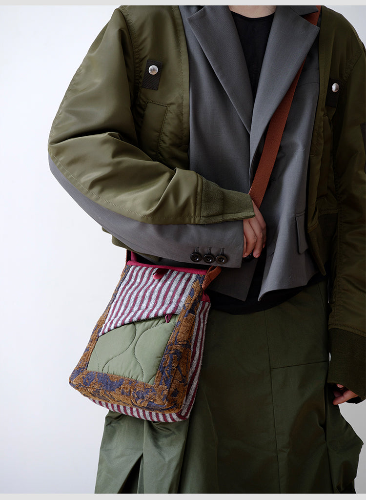 Original 2024 Autumn Winter New Wool Lightweight Crossbody Phone Bag Retro Niche Mini Bag