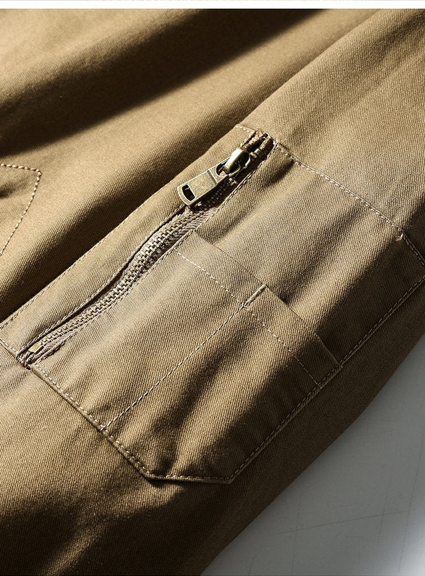 American Vintage Washed Twill Flight Jacket – Oversized Unisex