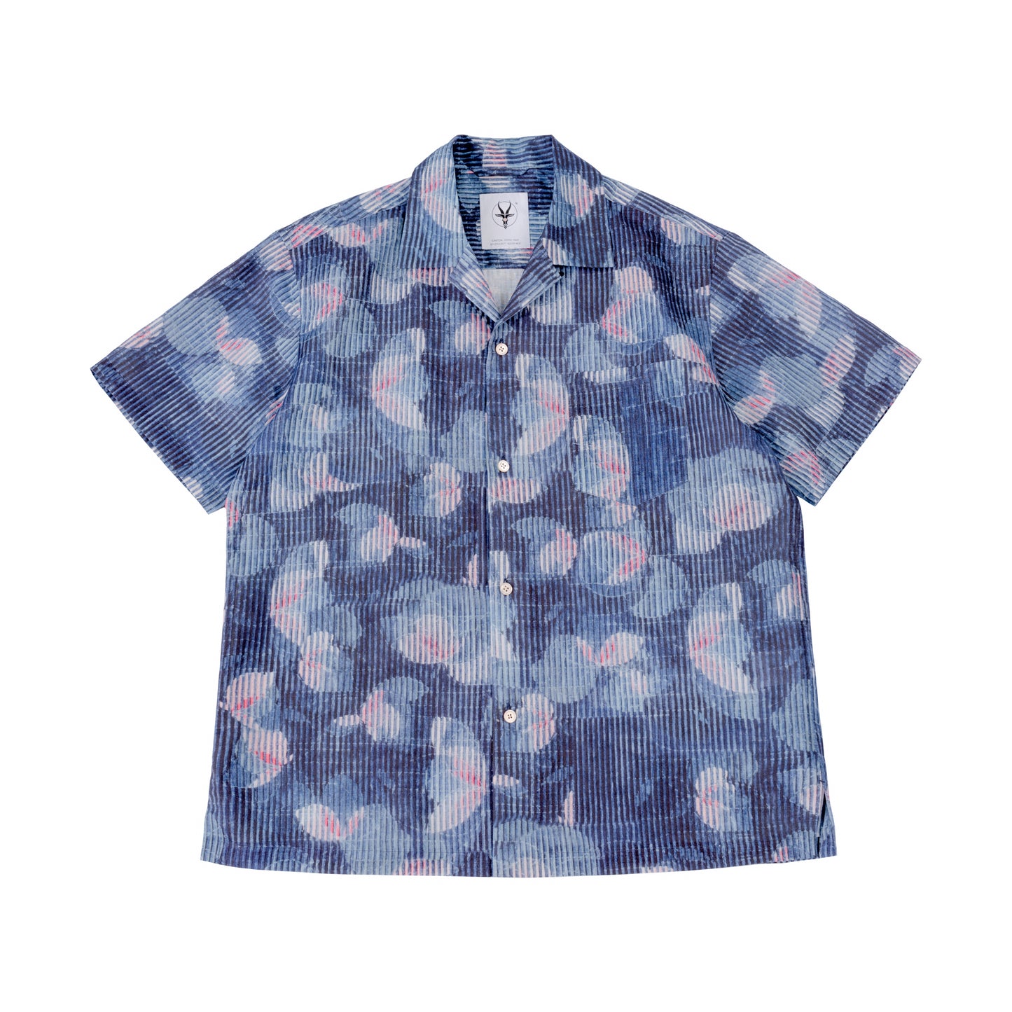 Retro Cuban-Collar Hawaiian Print Shirt – Cotton-Linen Short Sleeve (Unisex)
