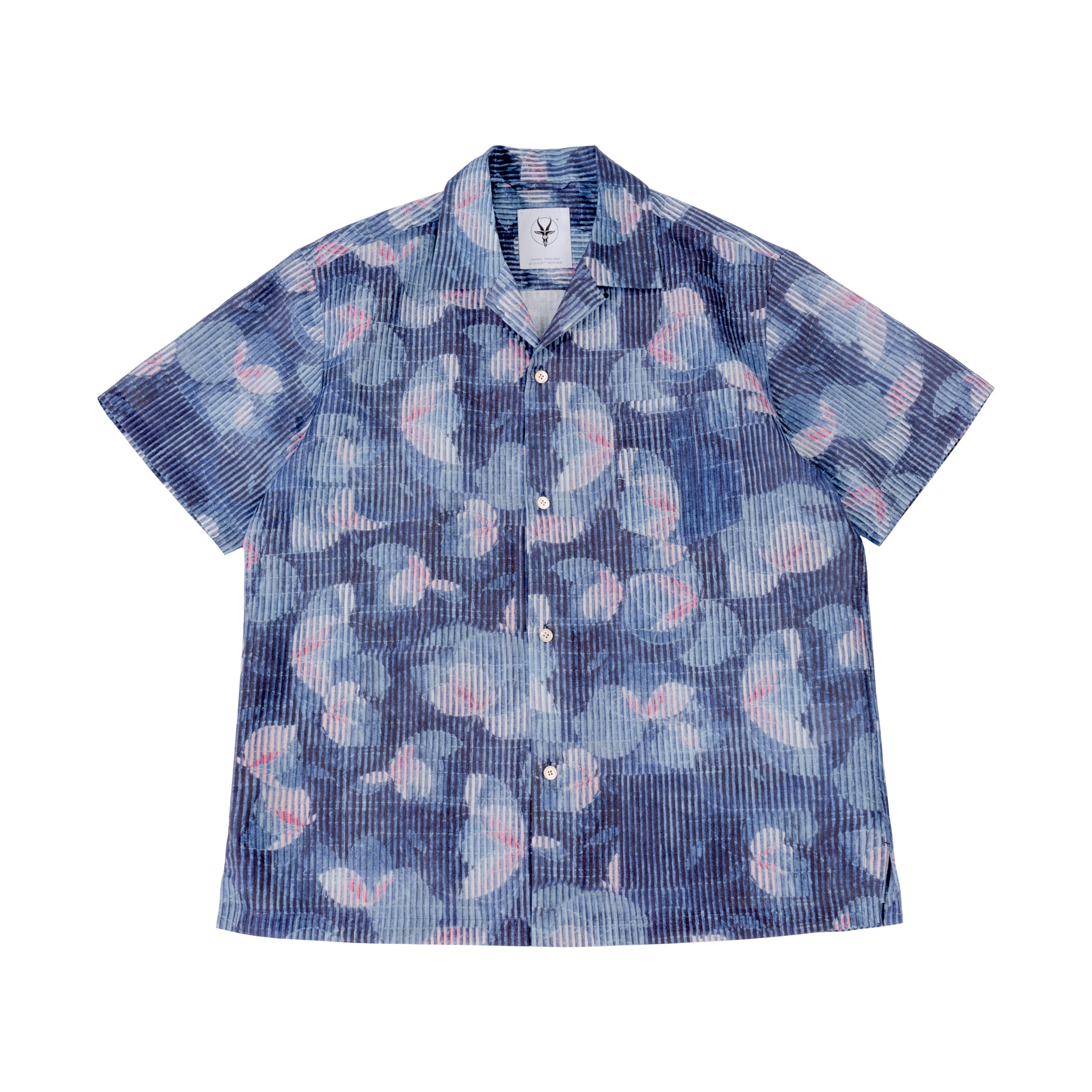 Retro Cuban-Collar Hawaiian Print Shirt – Cotton-Linen Short Sleeve (Unisex)
