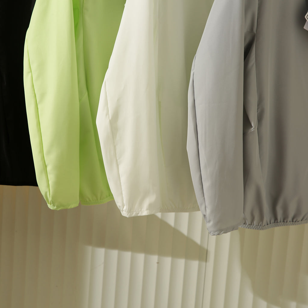 Lightweight and Non-Stuffy Ice Feel Sun Protection Jacket Outdoor Sports Unisex Spring Summer Breathable Skin Jacket Thin Coat