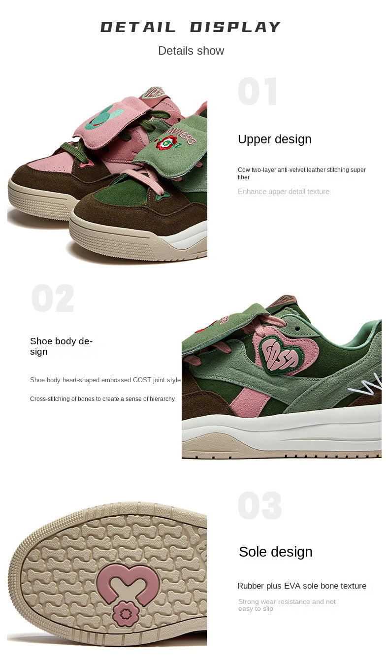 GOST&XAVIER Collaboration Casual Sneakers "Unforgettable Love"