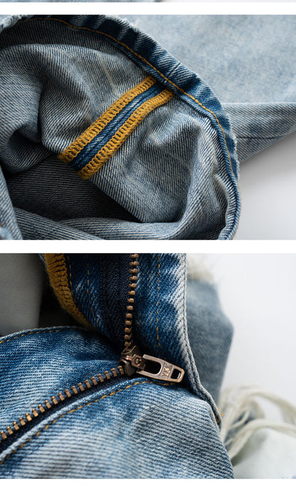 Retro Washed Graffiti Print Crewneck Sweatshirt – Distressed Loose Unisex