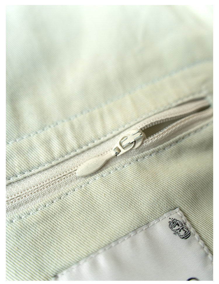 Single Pocket Short Denim Jacket – Loose Unisex Casual Streetwear