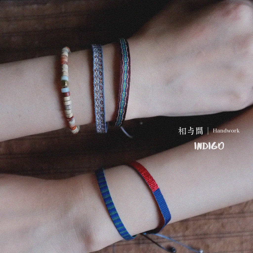 Spanish Guanaban Handmade Woven Bracelet Color-Block Niche Layered Ultra-Thin Couple Bracelet Ethnic Style