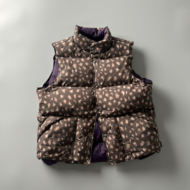 Men's Reversible 90% White Duck Down Camouflage Vest