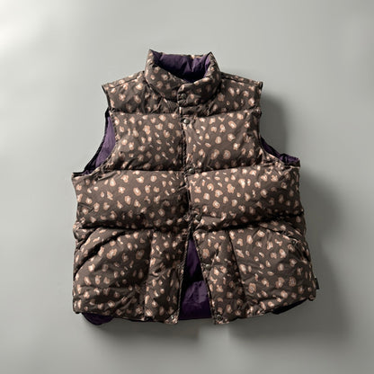 Men's Reversible 90% White Duck Down Camouflage Vest