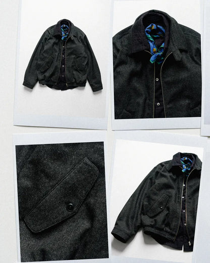 3M Thinsulate wool-blend padded Harrington jacket is unisiform