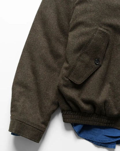 3M Thinsulate wool-blend padded Harrington jacket is unisiform