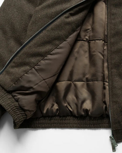 3M Thinsulate wool-blend padded Harrington jacket is unisiform