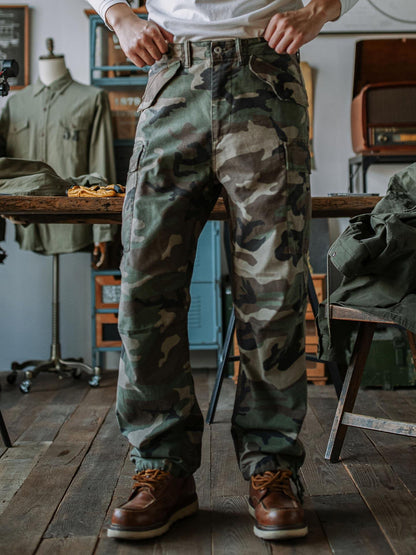 Indigo Washed Tactical Cargo Pants – American Retro Military Pocket Unisex – Pants | japanese streetwear | vintage workwear | unisex | Yamalinclothes
