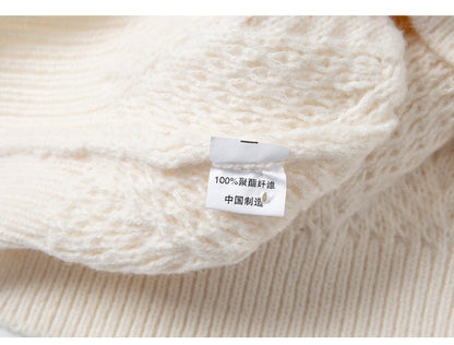 Chunky Twist Knit Sweater – Fleece-Lined Thickened Pullover Unisex Winter Knitwear – Japanese vintage | yamalin clothes | Yamalinclothes