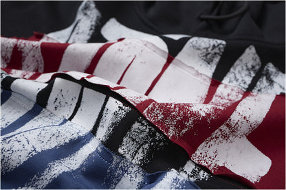 Hand-Painted Appliqué Letter Hoodie – American Vintage Oversized Unisex – Hoodies | japanese streetwear | vintage workwear | unisex | Yamalinclothes