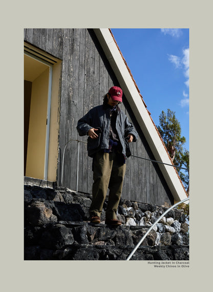 FW25 USAGE Hunting Jacket - Yamalin Heavy Year Washed Cotton Barn Hunting Silhouette Jacket