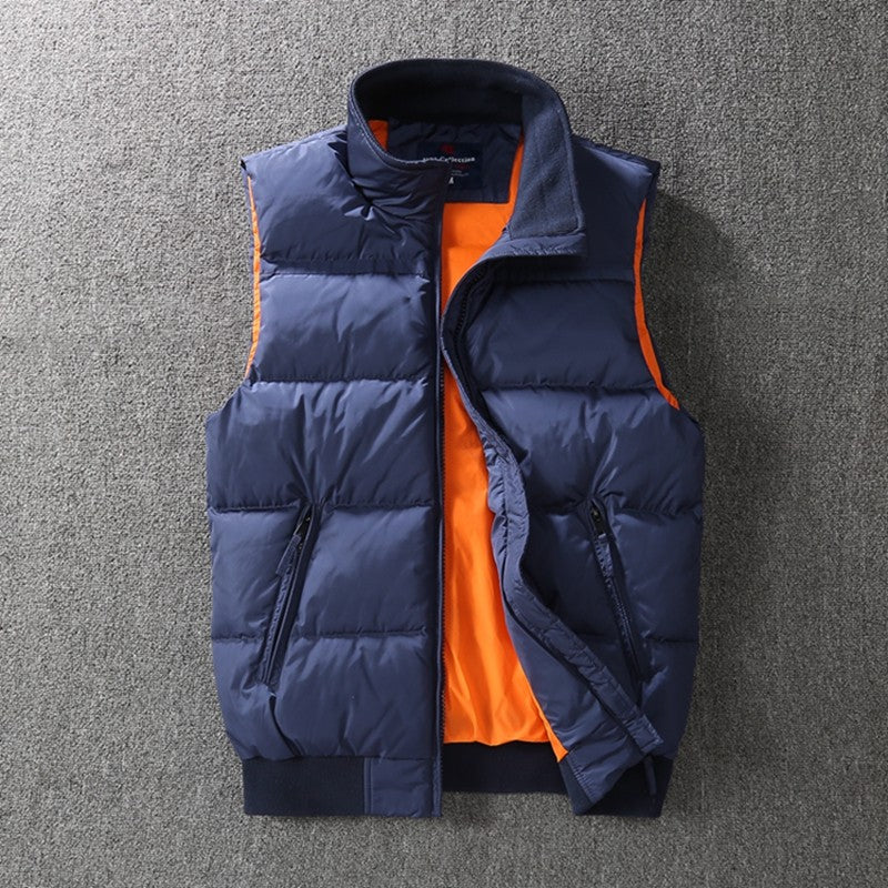 Camouflage Padded Down Vest – Thickened Warm Sleeveless Workwear Unisex – Vests | japanese streetwear | vintage workwear | unisex | Yamalinclothes