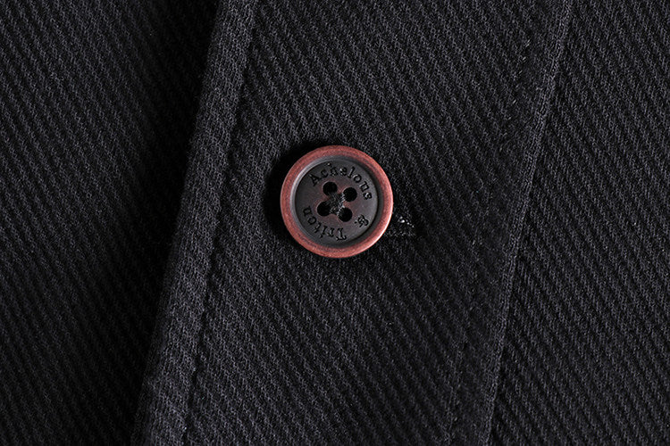 Heavy Knit Embroidered Button Baseball Jacket – American Vintage Workwear Unisex – Coats Jackets | japanese streetwear | vintage workwear | unisex | Yamalinclothes