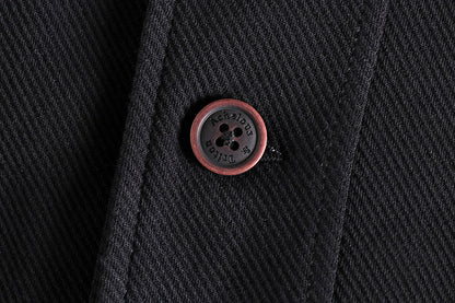 Heavy Knit Embroidered Button Baseball Jacket – American Vintage Workwear Unisex – Coats Jackets | japanese streetwear | vintage workwear | unisex | Yamalinclothes