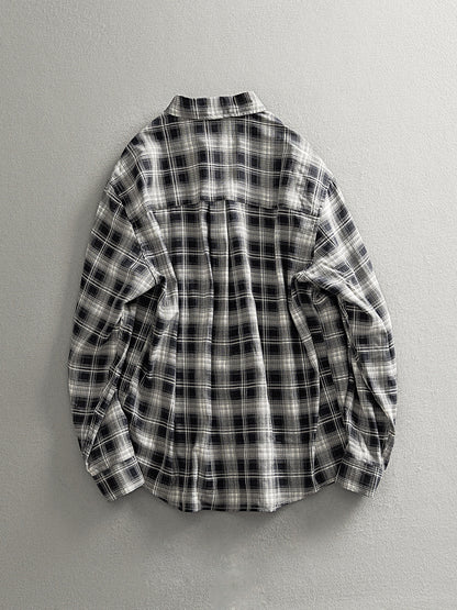 Plaid Shirt – Relaxed Fit & Chest Pocket | Yamalinclothes