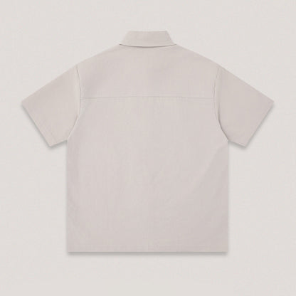 American Vintage Print Short Sleeve Shirt – Loose Unisex Streetwear