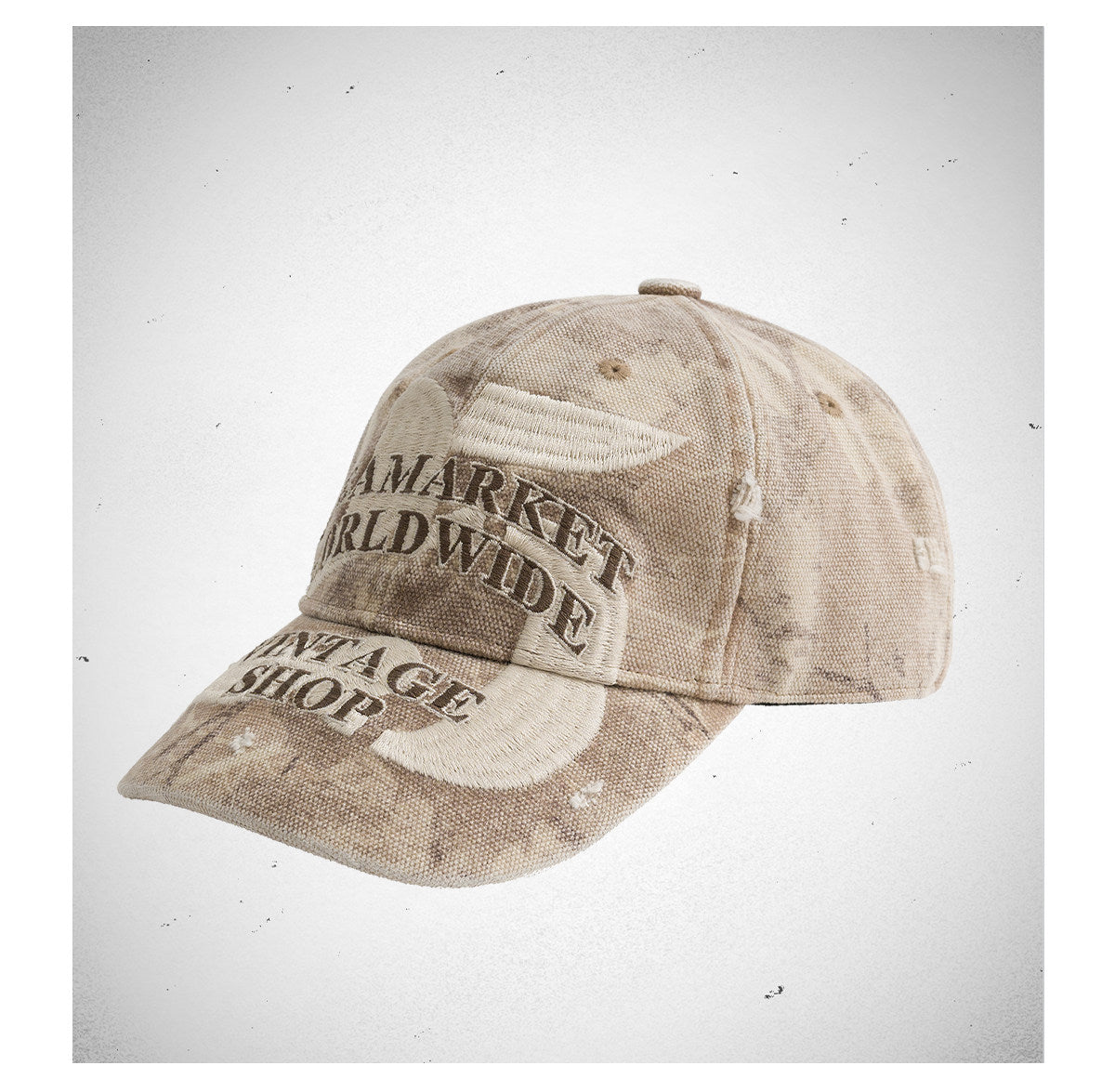 Washed Letter Embroidered Baseball Cap – Vintage Contrast Unisex – cap | japanese streetwear | vintage workwear | unisex | Yamalinclothes
