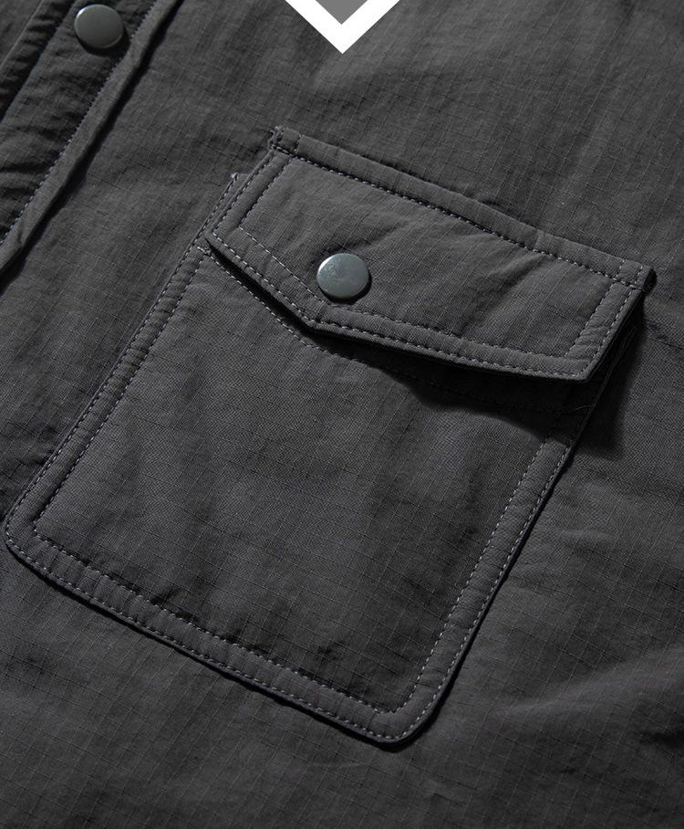 Quilted Lapel Jacket – Windproof Waterproof Oversized Unisex Cotton Padded Coat